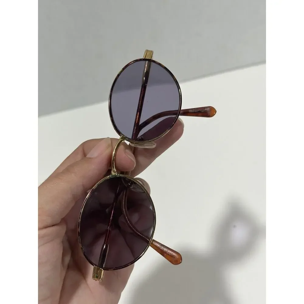 Vintage BerDel Steroflex‎ Tahoe Purple Lens Darkshell Sunglasses Italy READ